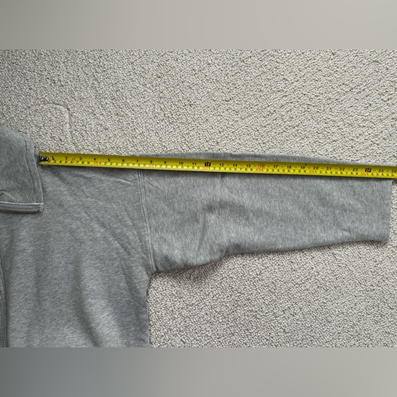 J Crew University Long Terry Half Zip Tunic - Picture 5 of 8